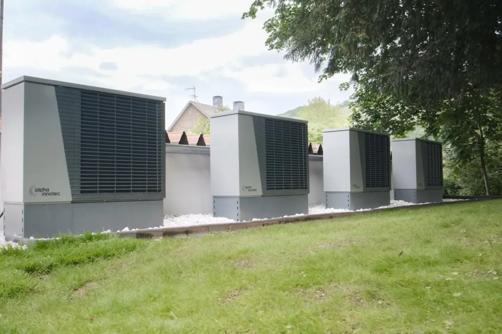 HVAC units serving an energy-efficient building
